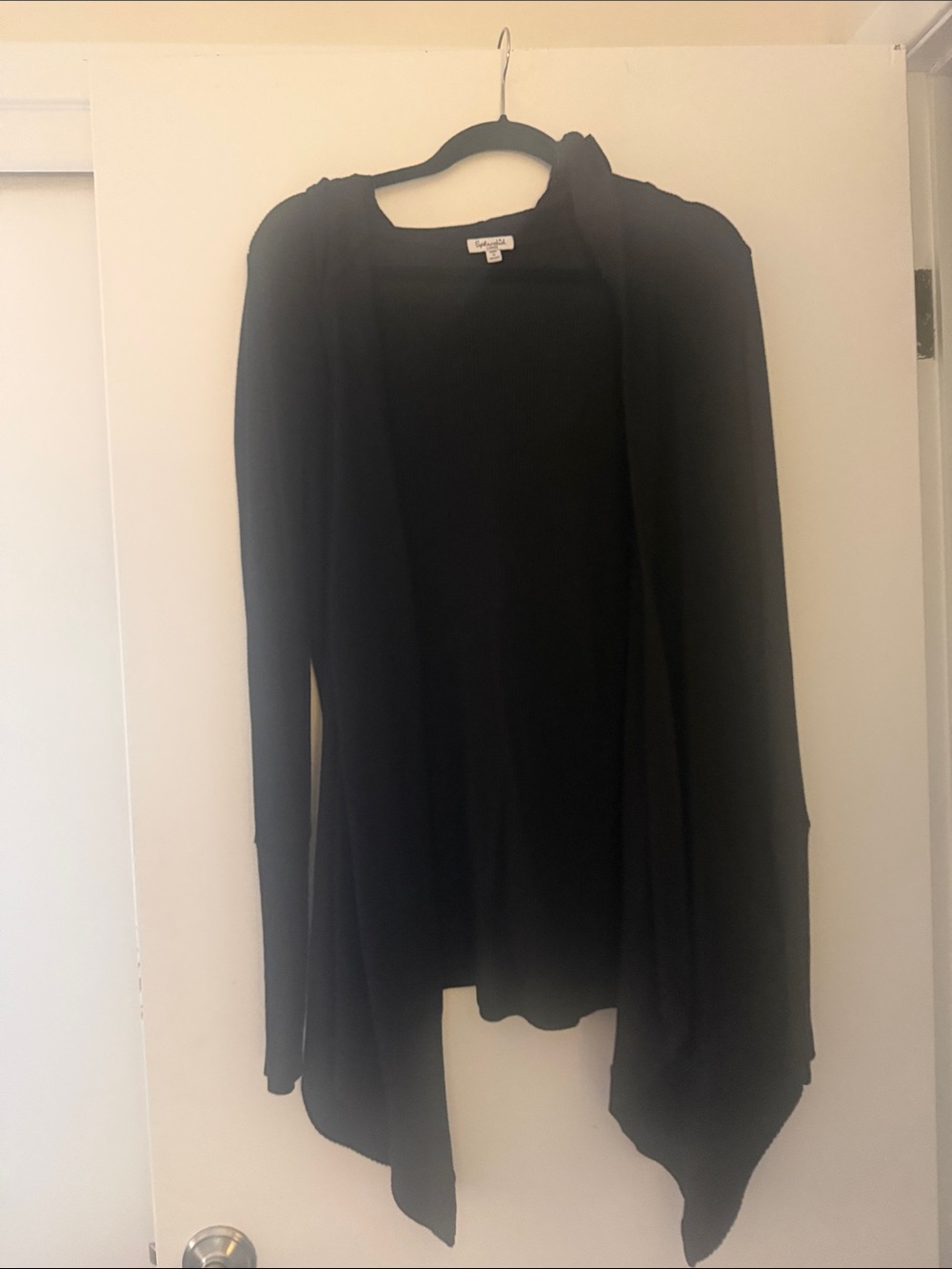 WHBM - Lightweight Black Open-Front Women's Cardigan